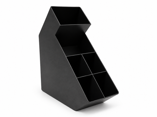 CUP KEEPER Kaffeestation-Organizer, 6 Fächer, Schwarz